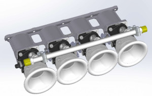 kit collettore di aspirazione e corpi farfallati jenvey motore tu5 peugeot 106 kit car preparazione motore saxo citroen farfalle diametro 42 mm condotti 45 mm corpi farfallati singoli flauto inettori in acciaio con attacco areanautico an6 turazione benzina regolatore pressione benzina racing trombette di aspirazione in alluminio jenvey itb 