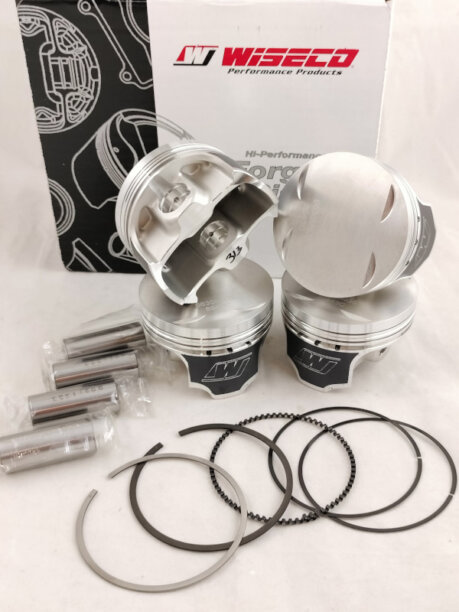 pistoni forgiati per rettifica basamento pistone prima maggiorazione stampato forgiato alta resistenza per elaborazione motore turbo nissan silvia s13 incremento potenza turbo maggiorato mappatura stage3