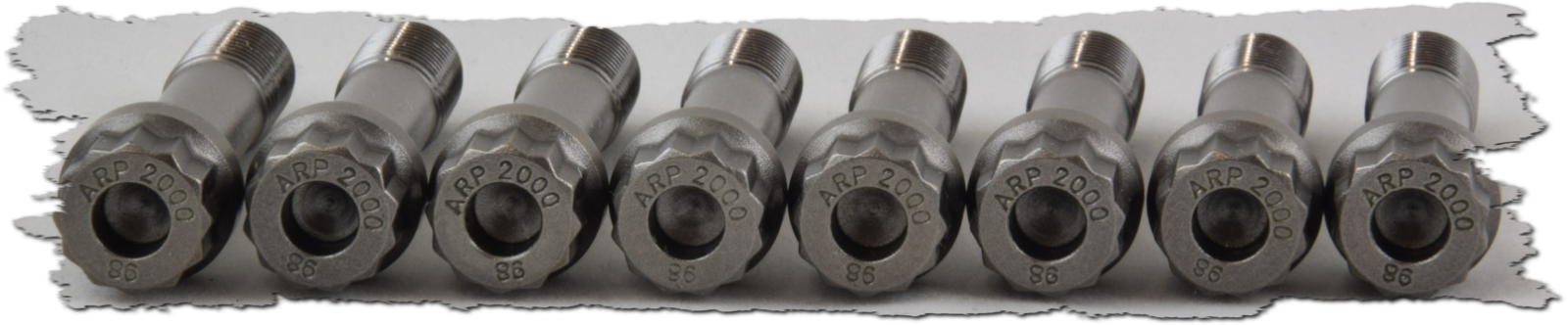 bulloni spaciali rinforzati maggiorati per bielle in acciaio elaborazione motori da comptizione incremento potenza per motori aspirati e turbo bulloni di ricambio per bielle in acciaio e bielle originali arp bolts