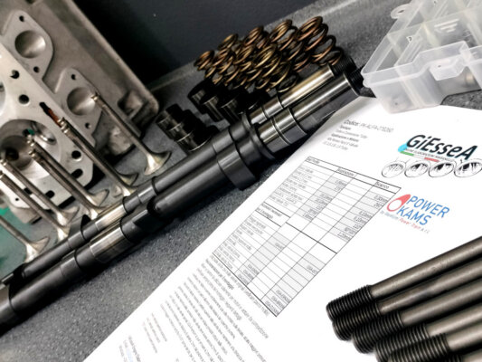 kit per preparazione motore alga romeo giulia elaborazione alfa romeo 75 turbo evoluzione incremnto potenza motore forgiato prigionieri testa speciali rinforzati alberi a camme speciali per elaborazione motore turbo delta alfetta gtv molle valvole speciali punterie maccaniche leggere da competizione registri valvole