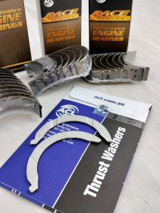 kit completo bronzine cuscinetti di banco e di biella speciali acl trimetalliche preparazione motore citroen saxo kit car acl bearings standard extra oil tolleranza banco e biella incremento otenza riduzione attrito albero motore