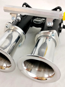 preparazione kit di aspirazione per elaorazione motore da competizione iniezion elettronica programmabile efi technology doppio corpo jenvey 40 45 48 mm kit flauto iniettori trombette di aspirazione lunghezza 90 mm 120 mm 60 mm kit car opel superturismo alfa romeo renault peugeot incremento potenza cornetti di aspirazione in alluminio