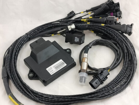 kit elettronica da competizione efi technology euro2 plus con cablaggio qualità motorsport per motore 4 cilindri gestione 8 iniettori e variatori di fase controller sonda lambda interno e sonda bosch lineare wide band per controllo carburazione funzione di automappatura e controllo in retroazione clc sonda lambda mappatura in tempo reale 