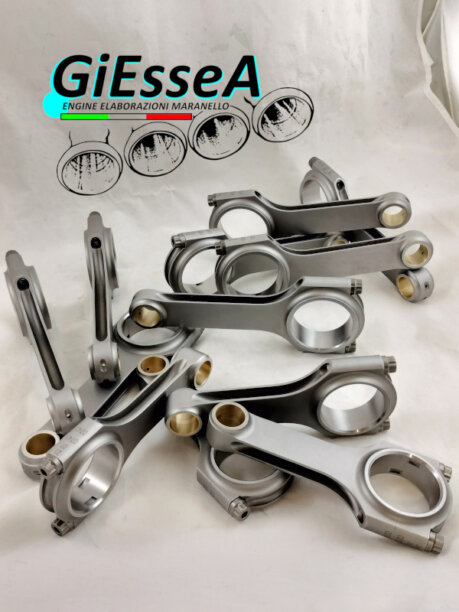 preparazione motori turbo forgiati incremento potenza turbo maggiorato stage3 incremento potenza preparazione vettura da competizione bielle in acciaio forgiate ricavate dal pieno rinforzate bulloneria arp lancia delta integrale alfa romeo giulia 75 turbo fiat 128 pinto gt uno turbo
