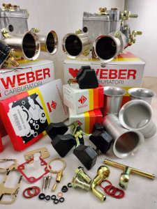 accessori per carburatore weber kit di revisione carburatori alfa romeo trombette di aspirazione carburatore weber dcoe 45 mm kit leveraggio acceleratore set tubazioni benzina per accoppiamento carburatori weber galleggiante materiale plastico anti vibrazioni per modifica taratura carburazione motori bmw