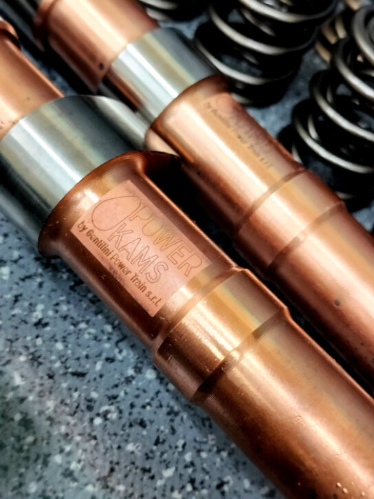 costruzione power kams alberi a camme per vetture storico racing campionato italiano auto storiche preparazione motori da competizione alfa romeo fasatura camme con comparatori o preparazione fase albero a camme con goniometro gradi di alzata massima fasatura speciale