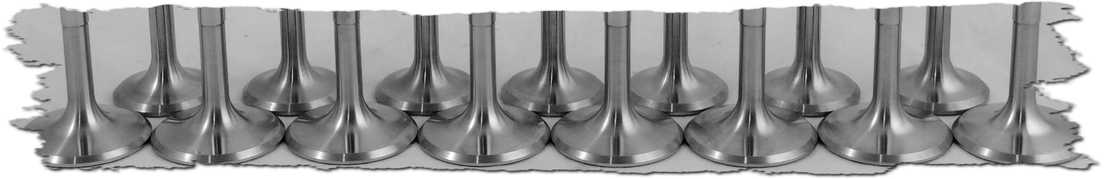 Vendita valvole specialiper elaborazione motore incremento potenza maggiorazione sedi valvole lavorazione e lucidatura condotti riduzione diametro stelo valvola per riduzione peso e incremento regime di rotazione motore lancia delta 2.0 16 valvole turbo hf integrale